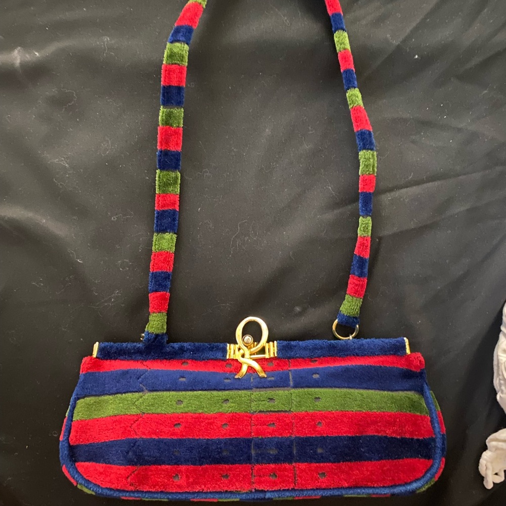 Striped Multicolor Shoulder Bag